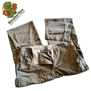 REI Mens Cargo Pants Khaki Utility Outdoor Adventure Size‎ 34x32 UPF +40